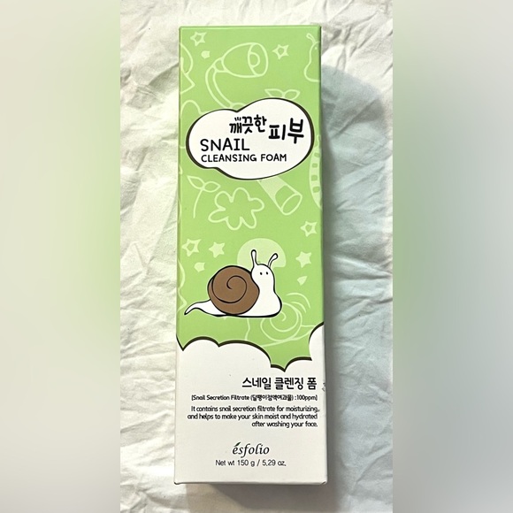 Esfolio Snail Cleansing Foam 5.29 Fl Oz New in Box - Picture 1 of 8